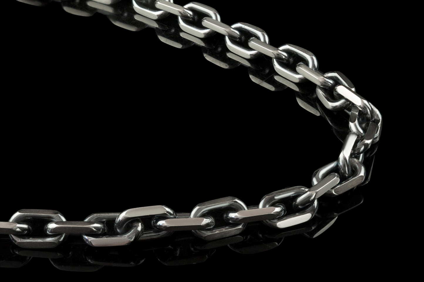 Anchor Chain Men's silver chain Heavy chain Oxidized chain silver chain Handmade silver jewelry