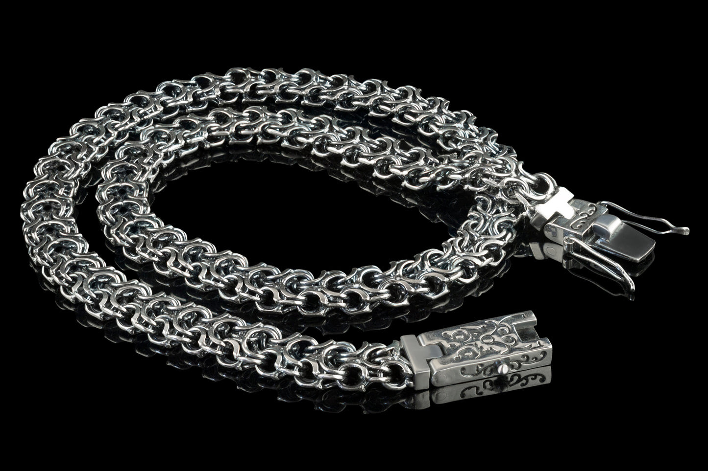 Heavy men's chain Silver chain 12 mm Mens Necklace Modern Man Jewelry