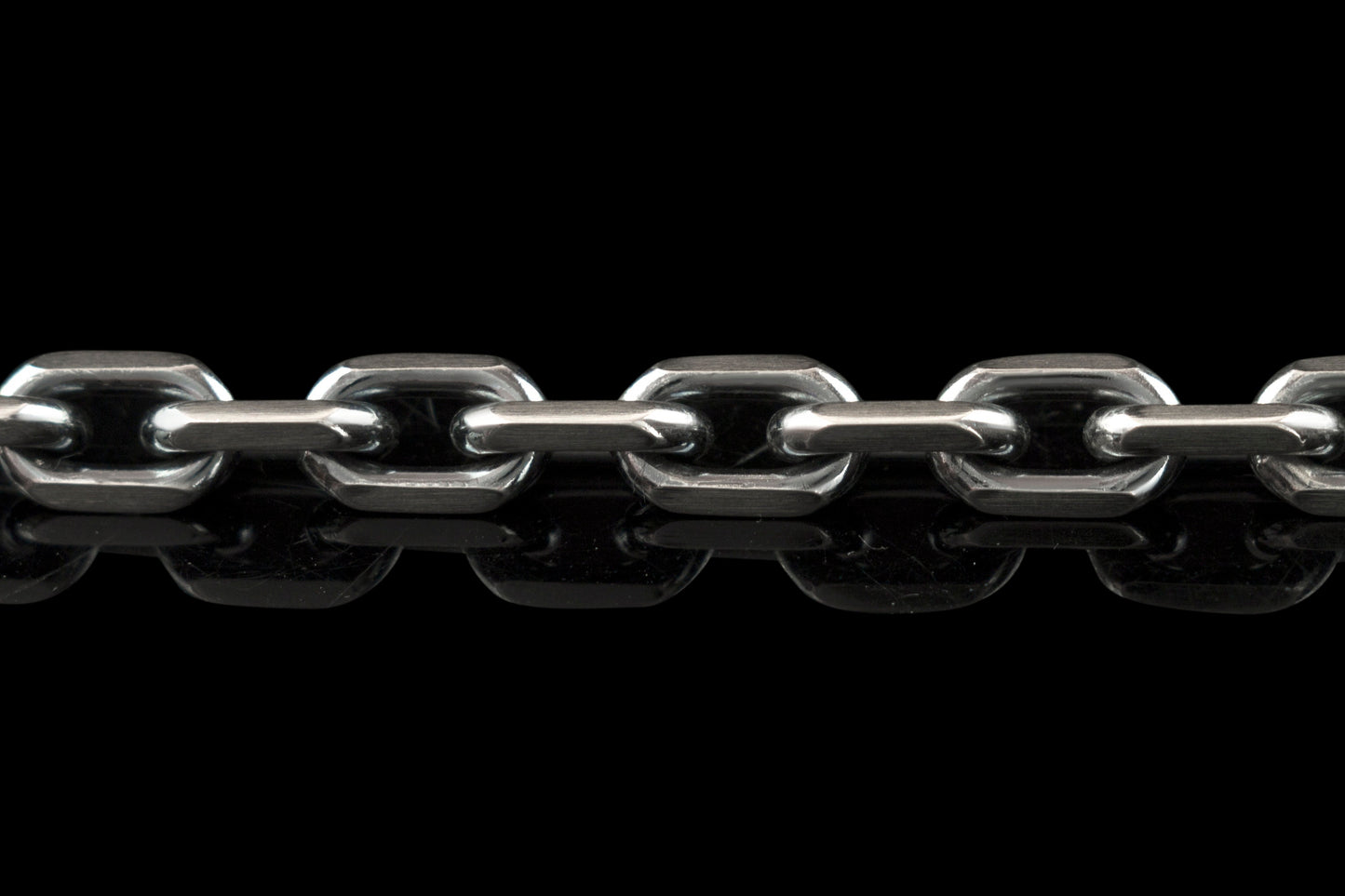 Anchor Chain Men's silver chain 23 inch Heavy chain Oxidized chain silver chain Handmade silver jewelry