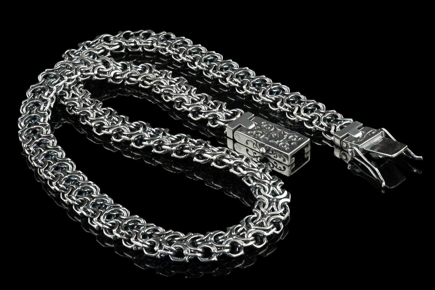 Heavy men's chain Silver chain 12 mm Mens Necklace Modern Man Jewelry