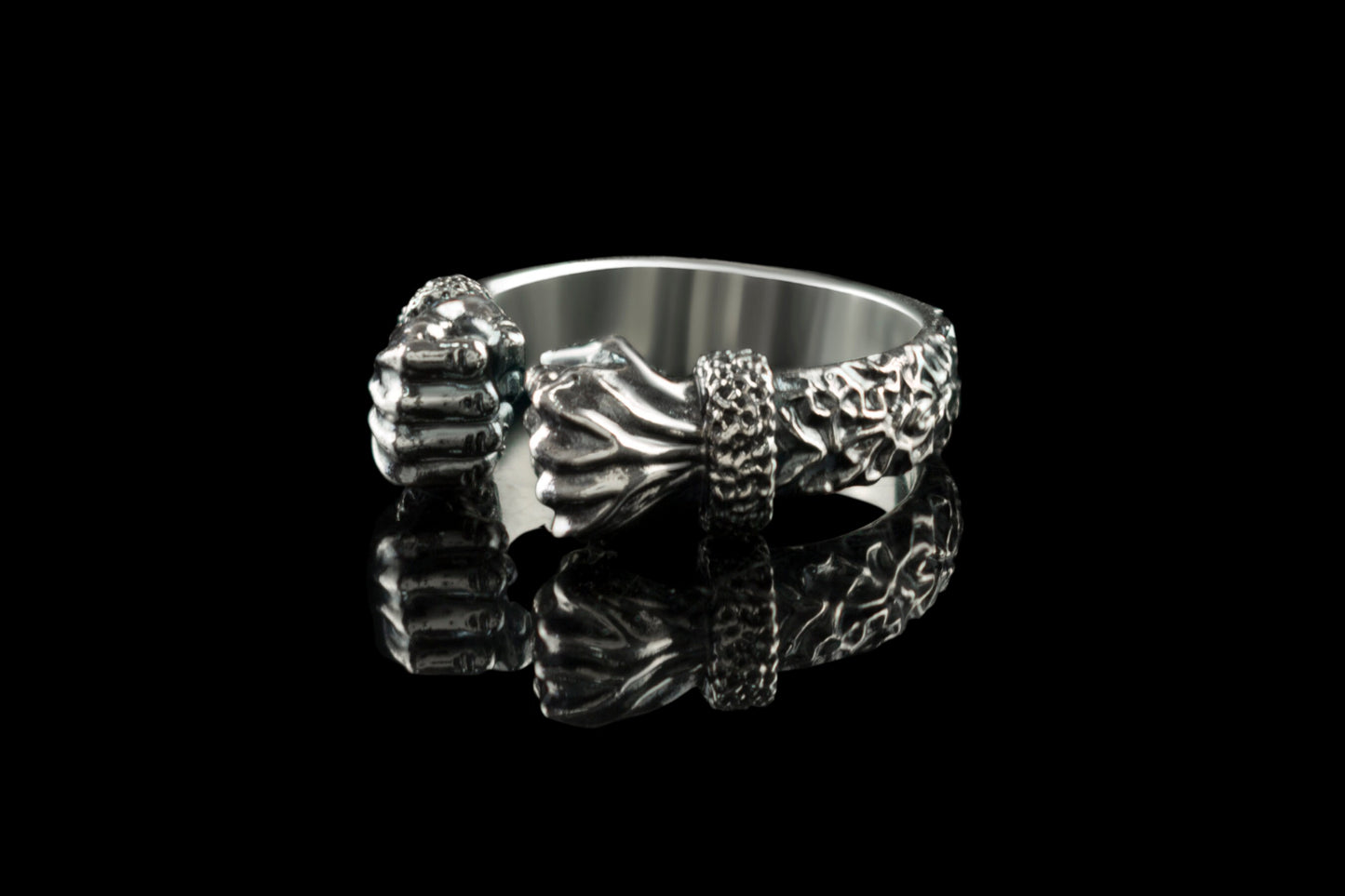 Adjustable ring for men Silver ring Biker jewelry Silver biker jewelry