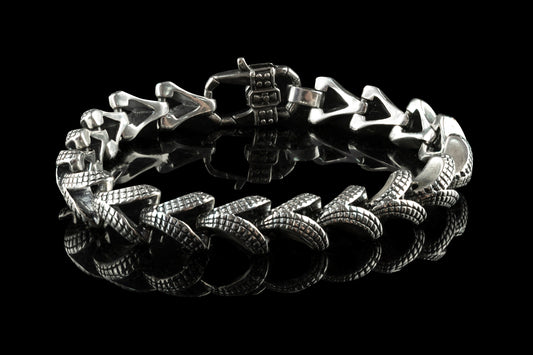 Heavy bracelet Men's silver bracelet