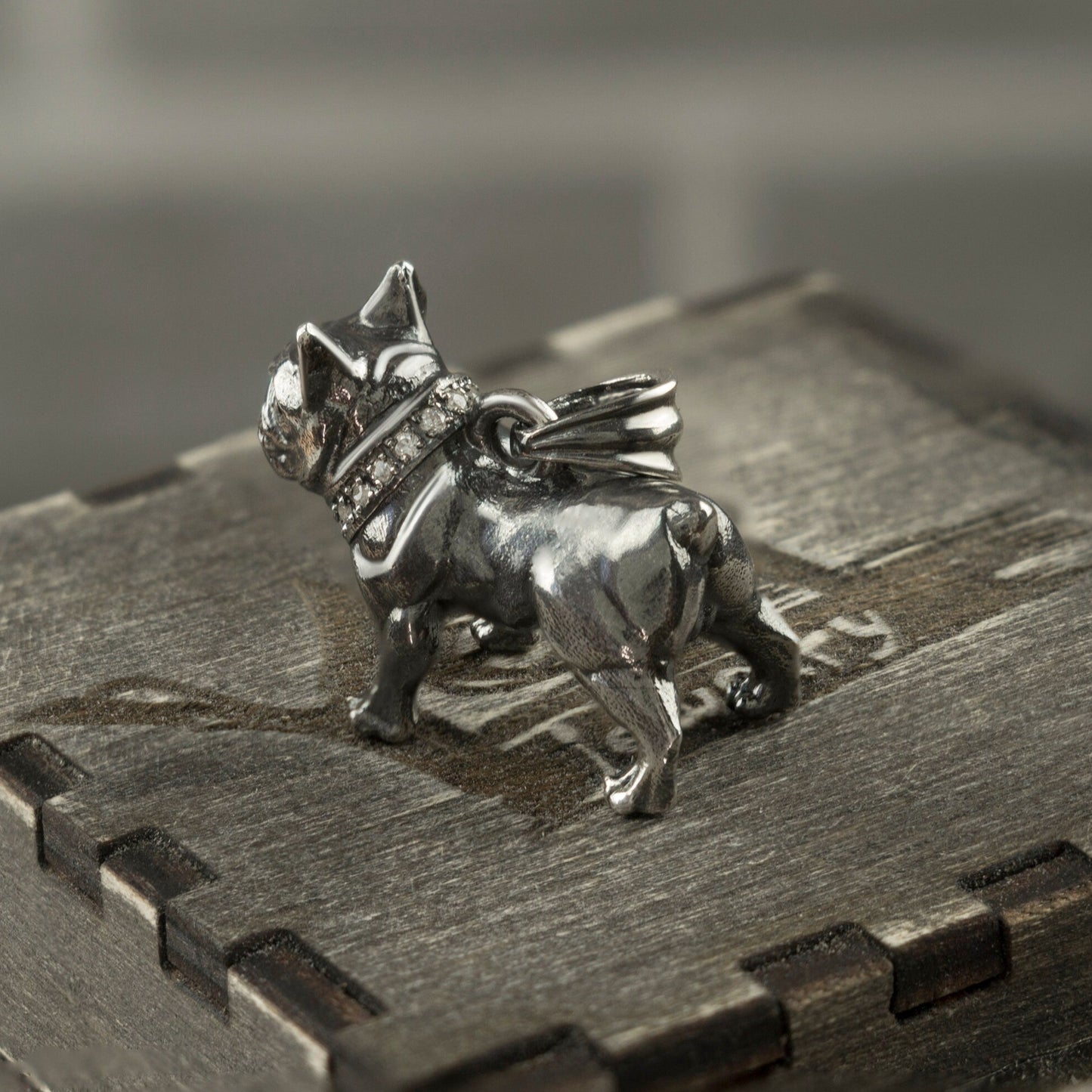French Bulldog pendant Sterling silver pendant dog Bulldog jewelry Gift for dog lovers