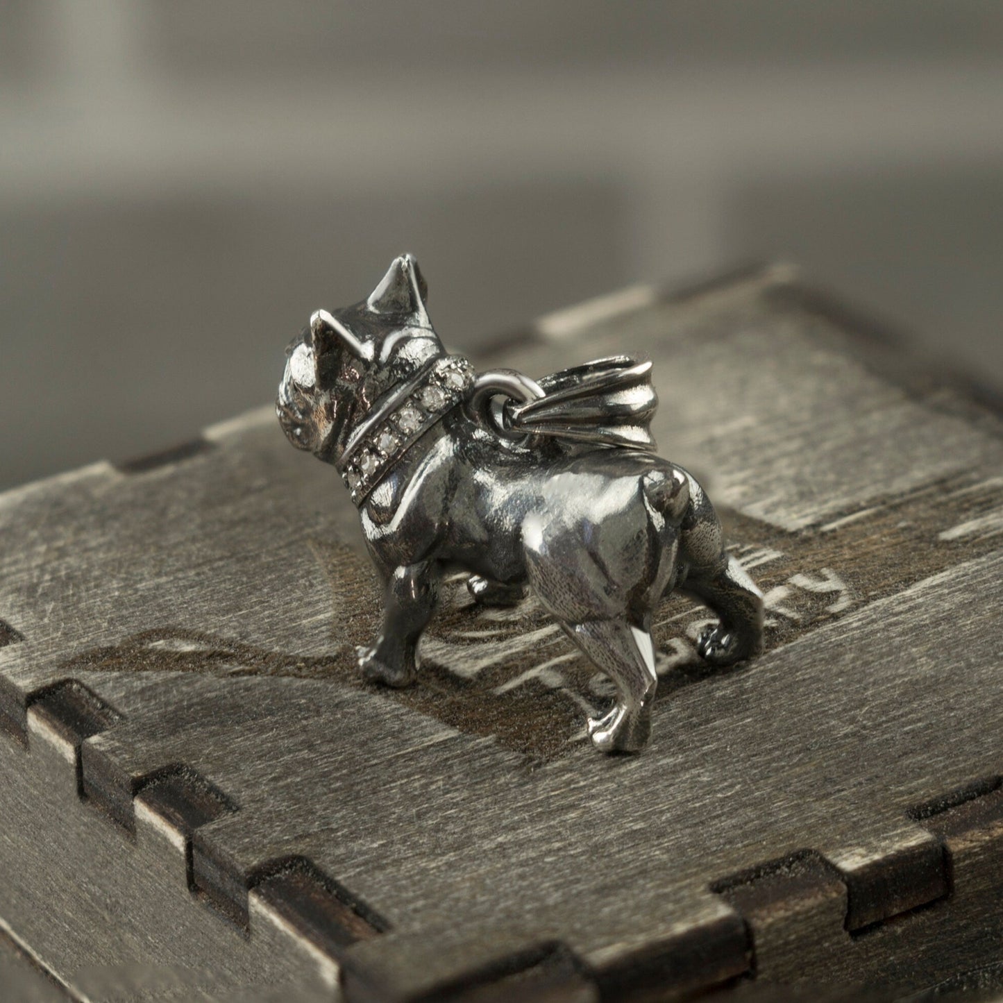 French Bulldog pendant Sterling silver pendant dog Bulldog jewelry Gift for dog lovers