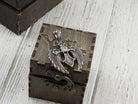 Large 925 sterling silver Angel Cross pendant with sculpted wings, central cross and clear cubic zirconia details