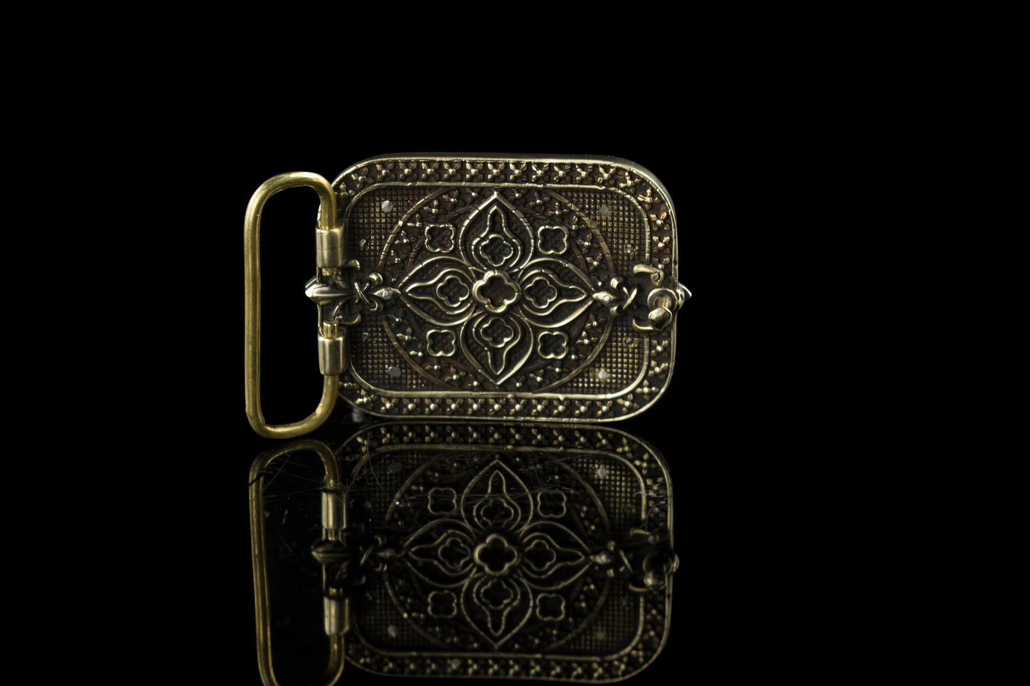Medieval cross belt buckle silver and brass brutal accessories exclusive buckle