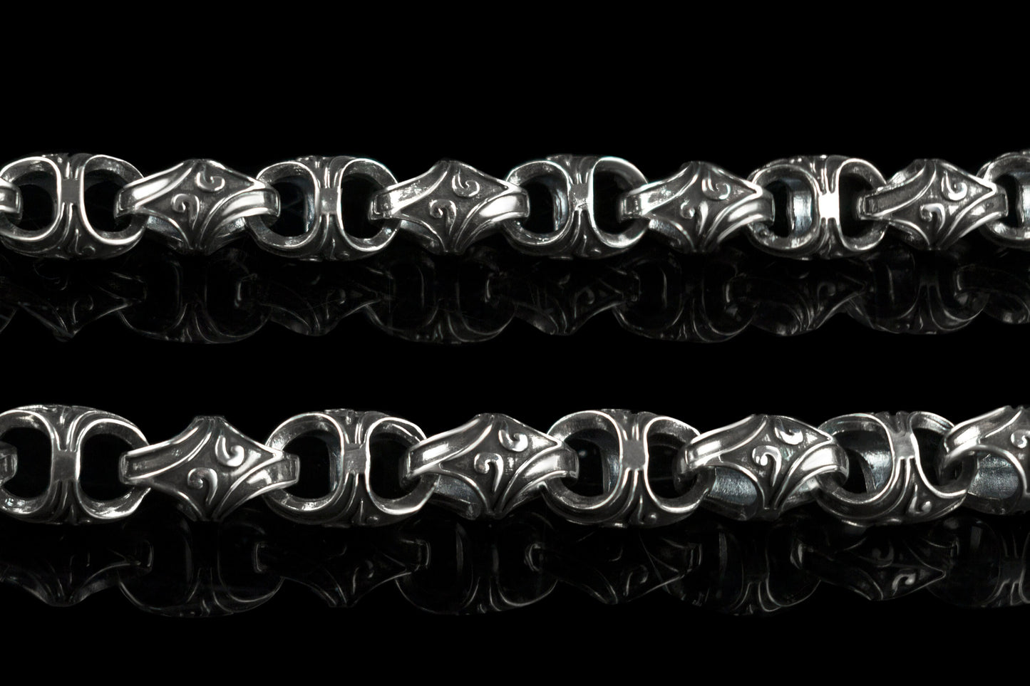 Heavy silver chain Biker chain Massive chain Sterling silver 925 Biker chain Brutal necklace
