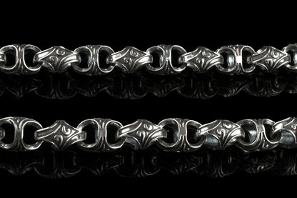 Heavy silver chain Biker chain Massive chain Sterling silver 925 Biker chain Brutal necklace