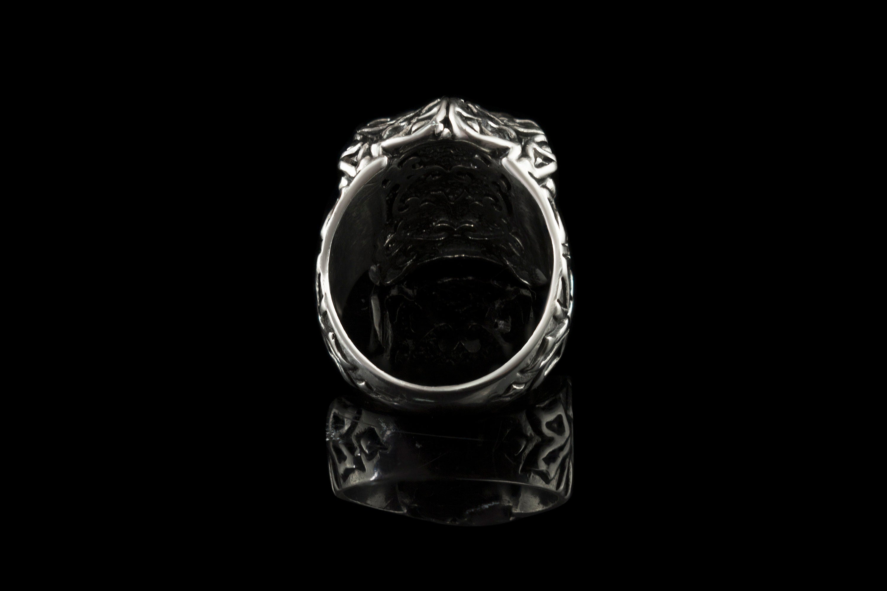 Men skull ring Biker jewelry Heavy ring Mexican skull ring Black skull ring Biker ring Men heavy silver ring