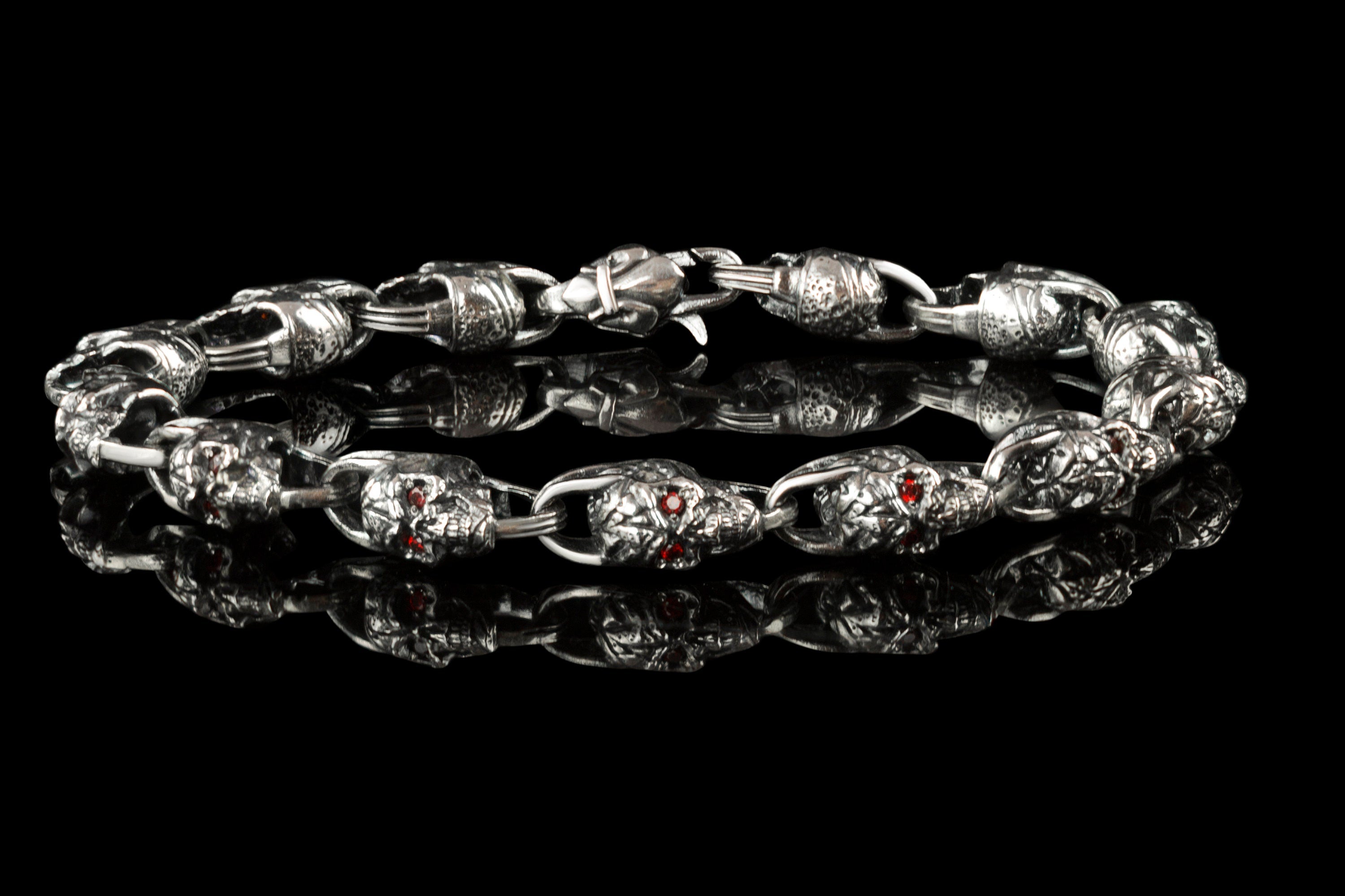 Skull bracelet Silver skull bracelet