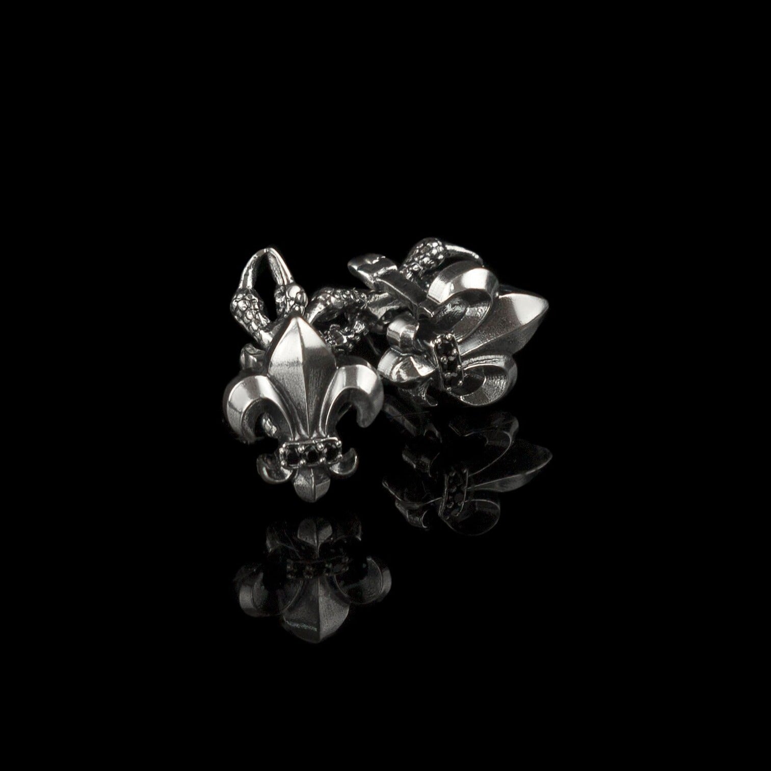 Cufflinks Fleur de Lis  Silver cufflinks