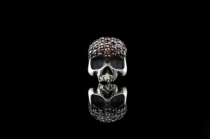 Silver skull charm Skull bead Silver skull pendant Charm Bead for Bracelet Pendant