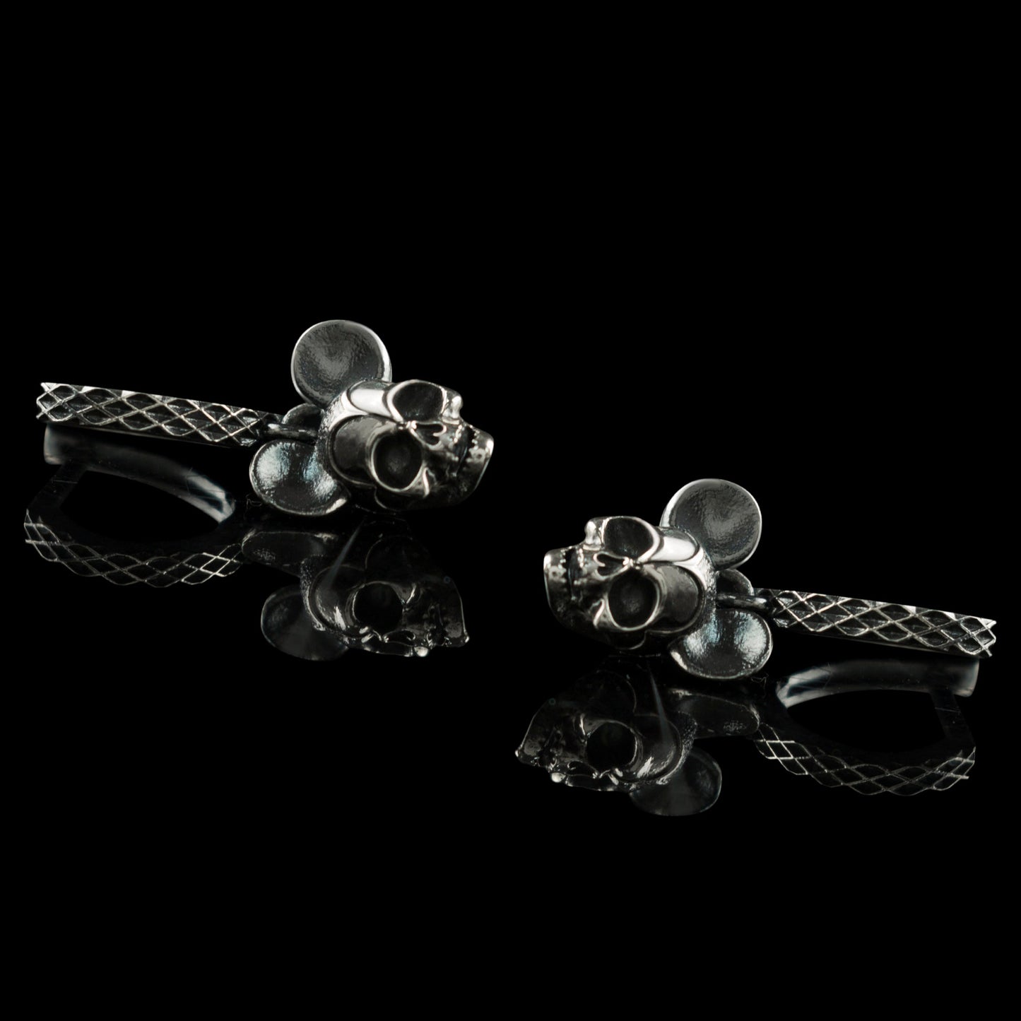 Skull earrings Mouse Movies jewelry Women's skull earrings Skull jewelry for women