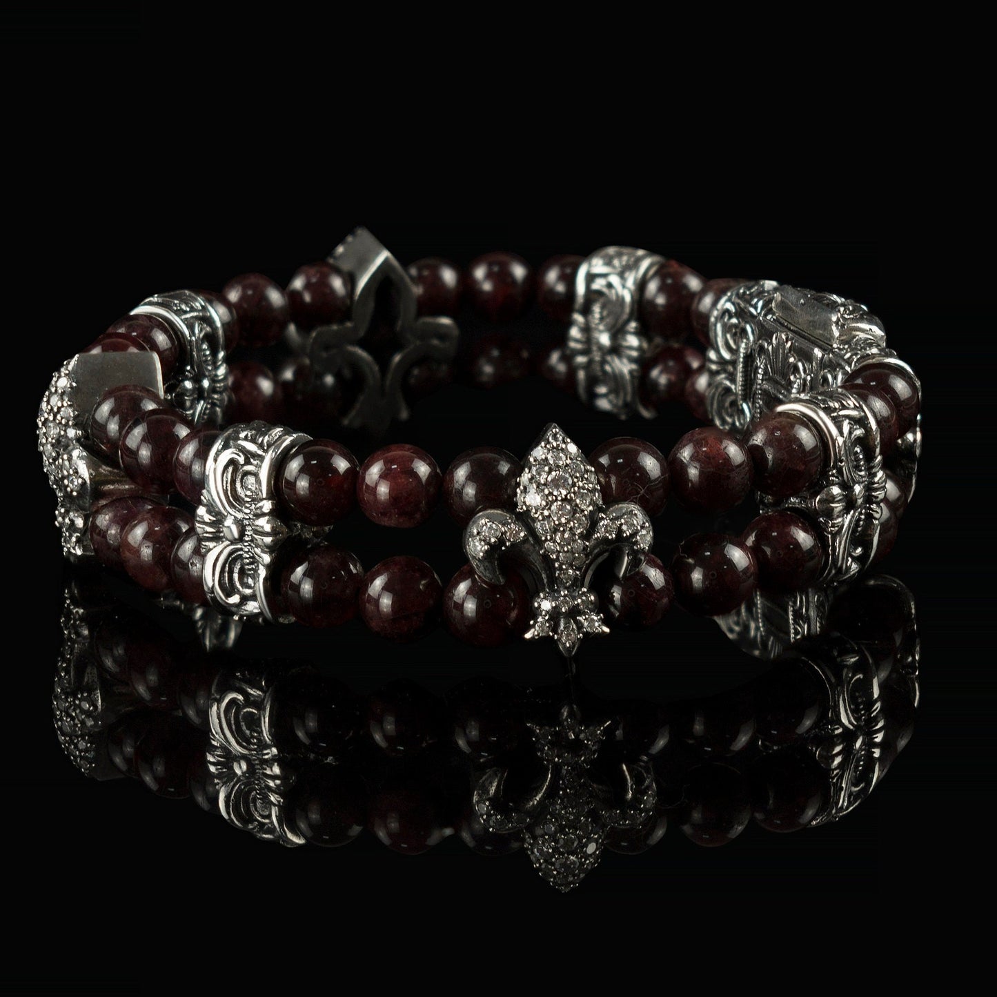 Fleur de lis bracelet Lily bracelet Women's garner bracelet