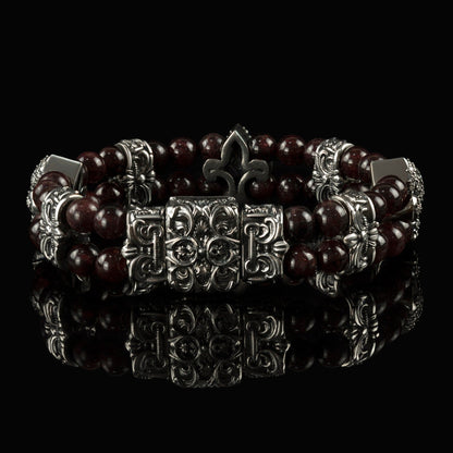 Fleur de lis bracelet Lily bracelet Women's garner bracelet