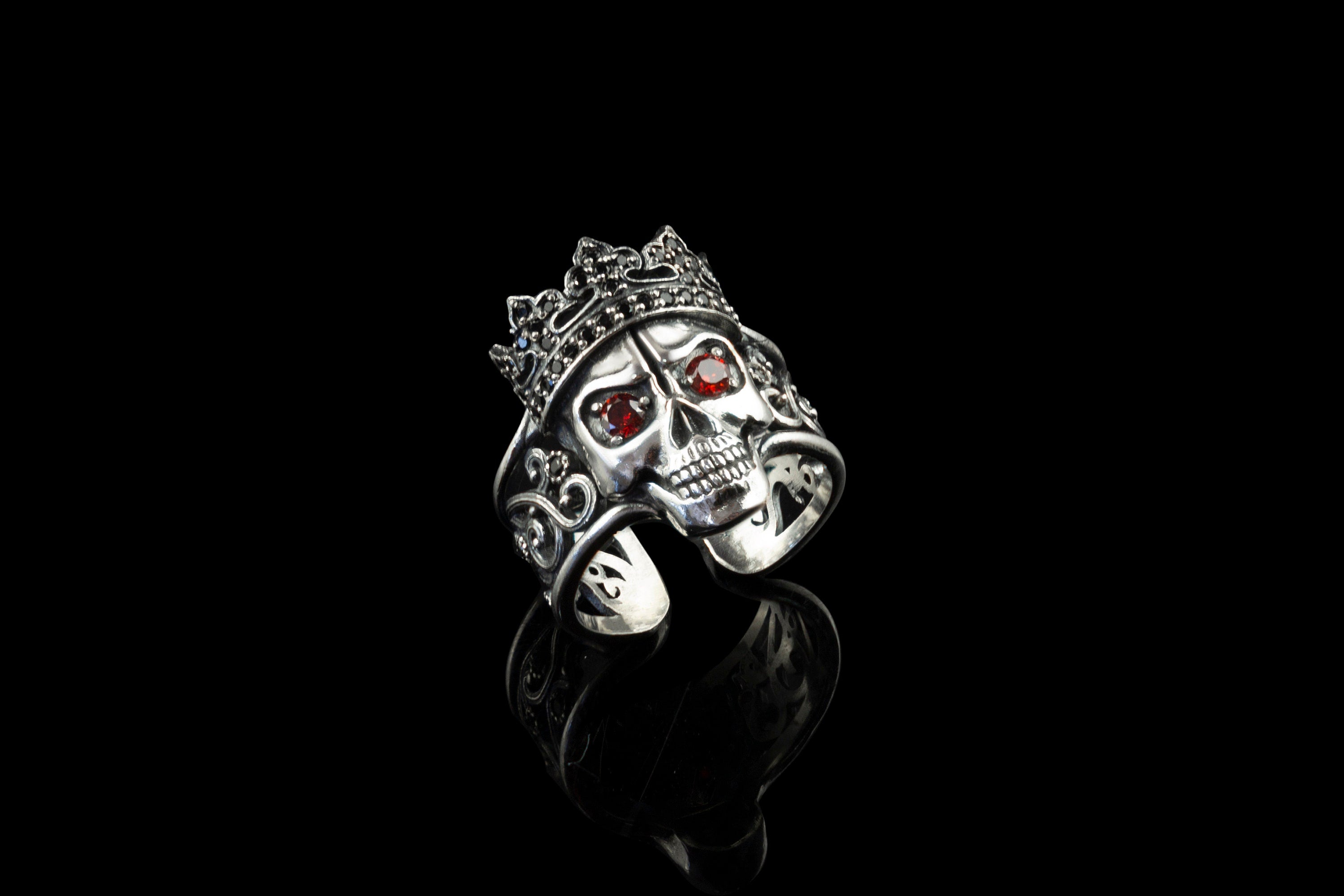 Adjustable skull women ring Santa Muerte