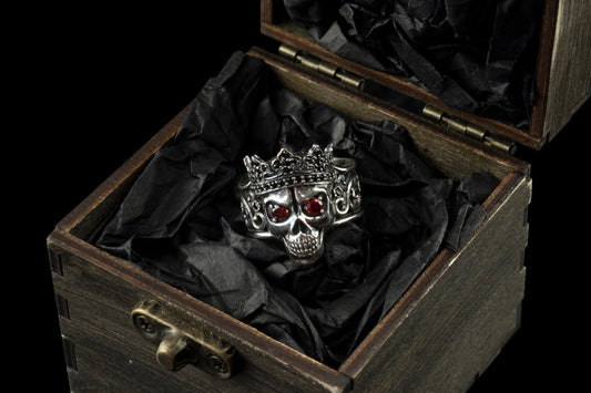 Adjustable skull women ring Santa Muerte