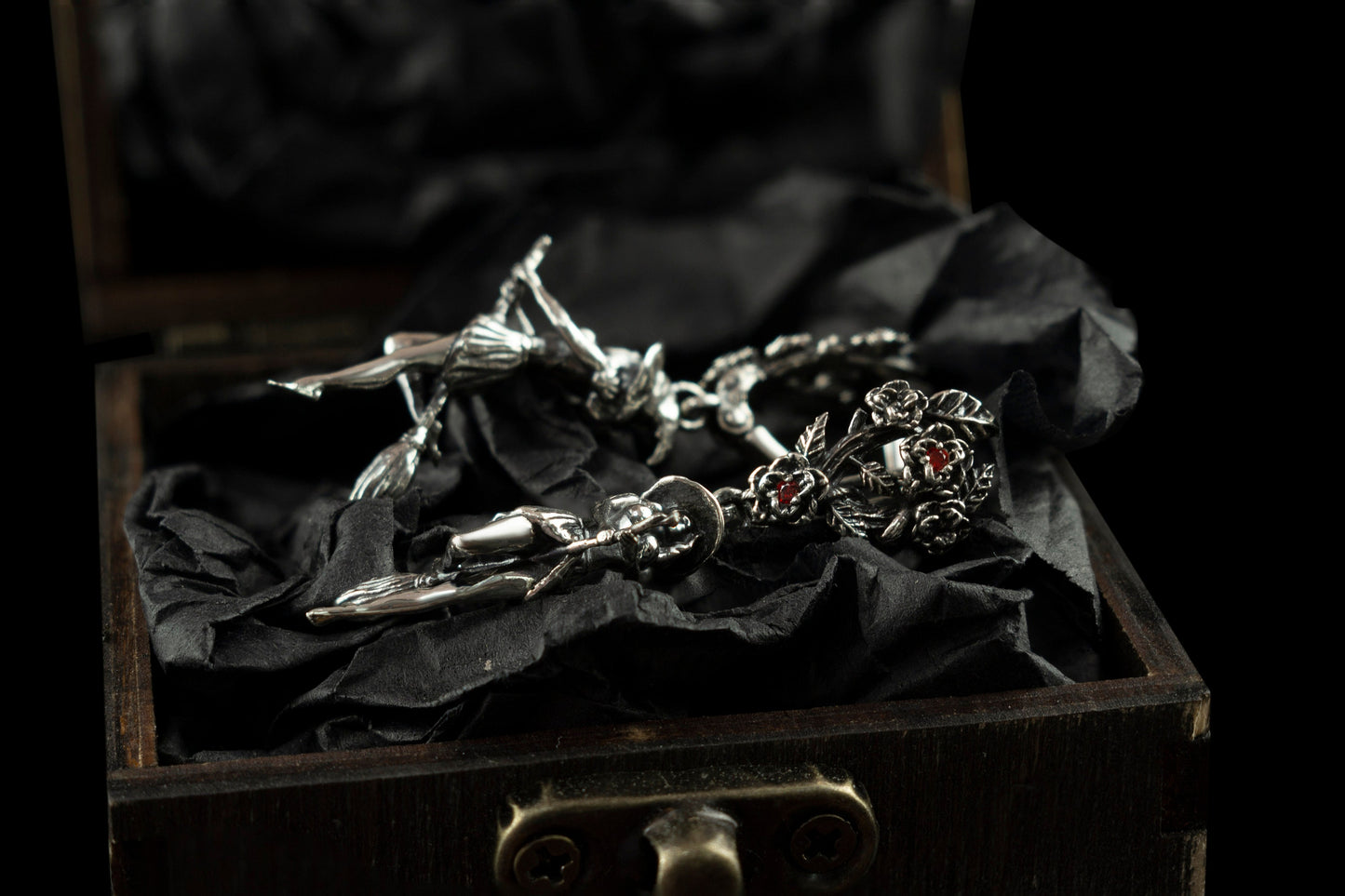 Witch earrings Silver Hex jewelry Witches