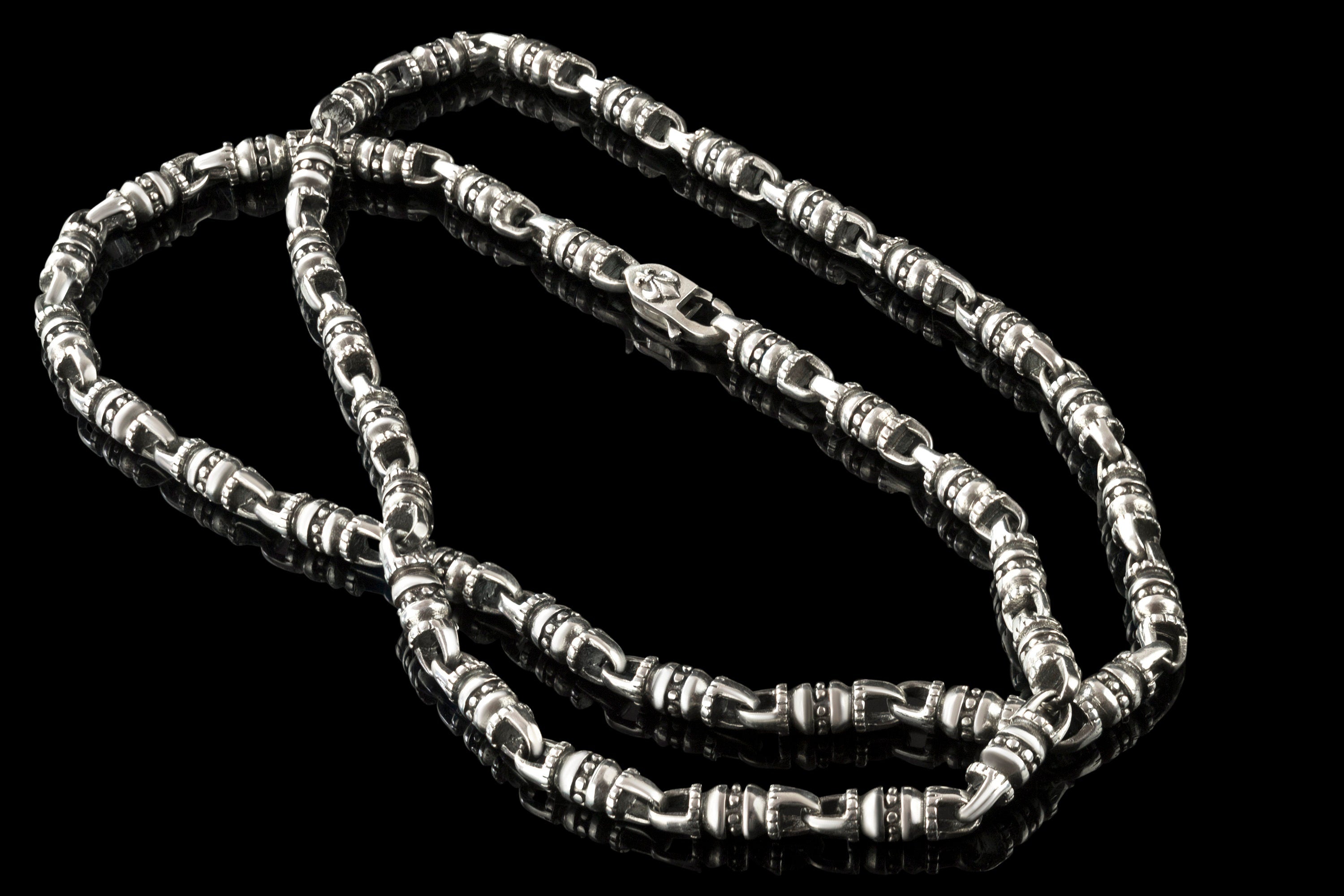 Men's Heavy chain  Sterling Silver Chain Sterling silver chain 5 mm Men's jewelry