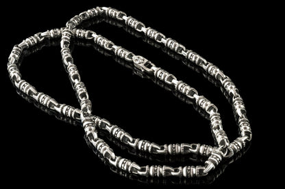 Men's Heavy chain  Sterling Silver Chain Sterling silver chain 5 mm Men's jewelry