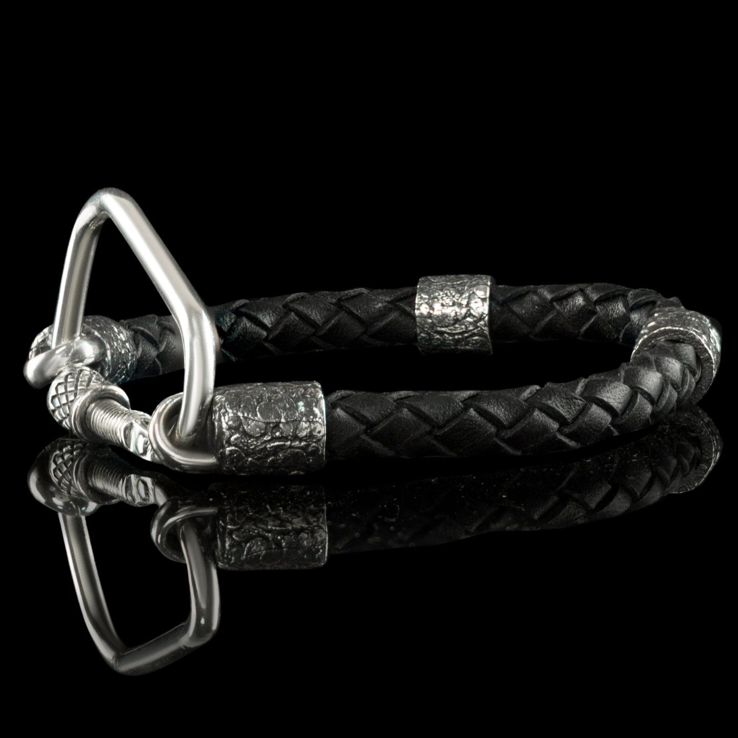 Climbing Jewelry Silver Climbing Carabiner bracelet Gift for travel lover