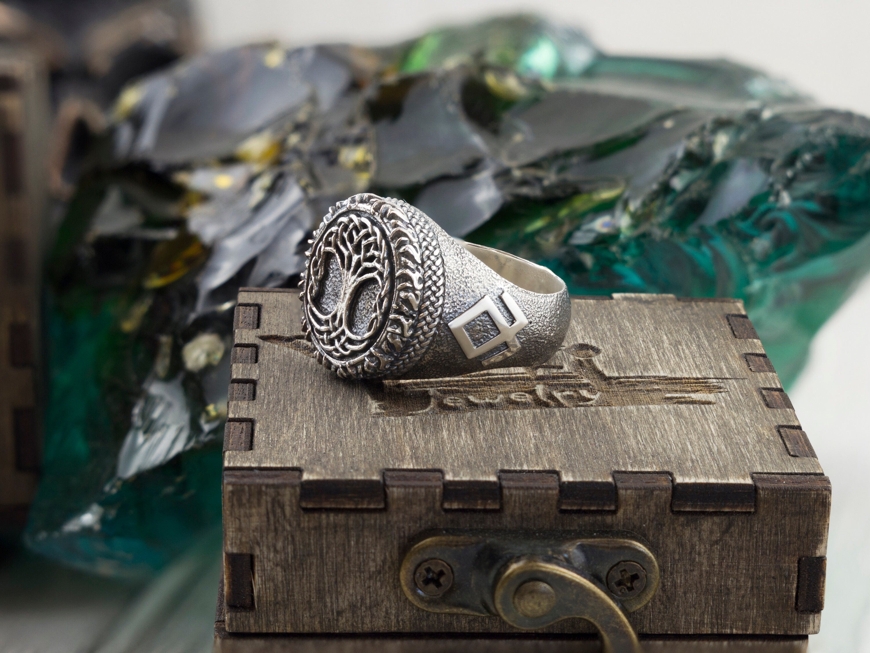 Tree of life ring Yggdrasil tree of life ring Norse Celtic jewelry