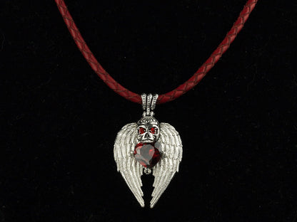 Women's skull pendant Wings skull pendant